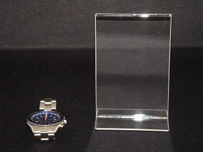 80×120mm タテ型 メニュースタンド アクリル製 T型