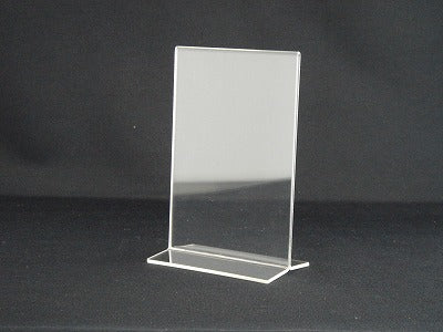 80×120mm タテ型 メニュースタンド アクリル製 T型