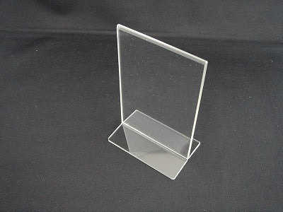80×120mm タテ型 メニュースタンド アクリル製 T型