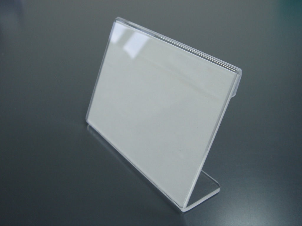 80mm幅 L型 アクリル製 カードスタンド / カード立て
