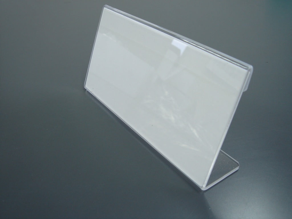 120mm幅 L型 アクリル製 カードスタンド / カード立て