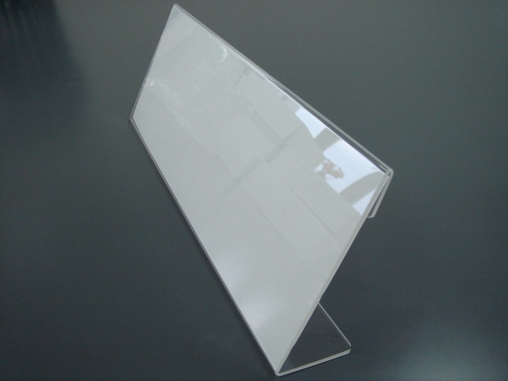 300mm幅 L型 アクリル製 カードスタンド/カード立て