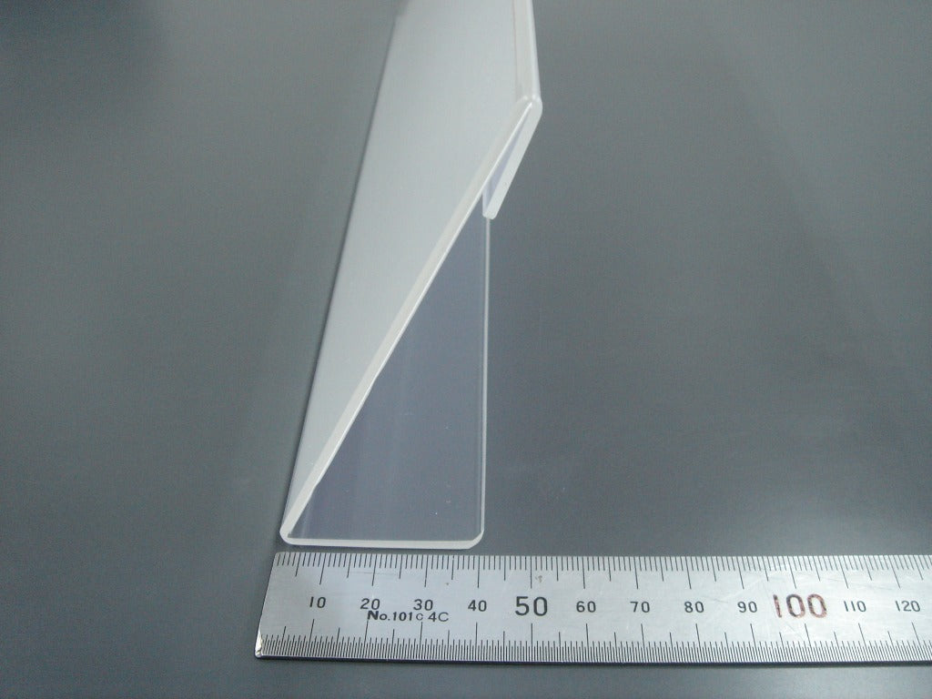 300mm幅 L型 アクリル製 カードスタンド/カード立て