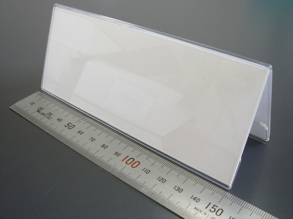 150mm幅 V型 アクリル製 カードスタンド / カード立て