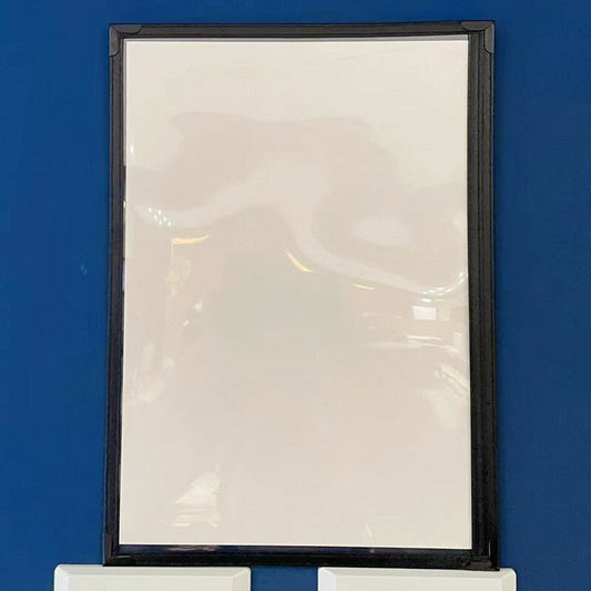 特別仕様 2ページ メニューブック A4 1枚 BC(表裏で2ページ)コーナー金具黒