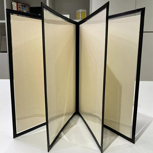 特別仕様 8ページ メニューブック A4 BC コーナー金具が黒