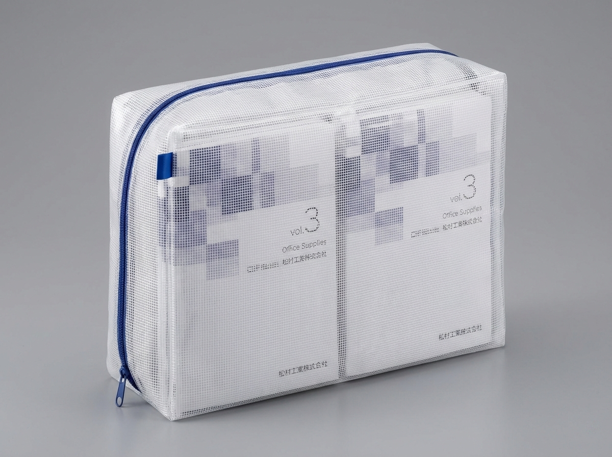 メッシュポーチ A4マチ無し/A3マチあり