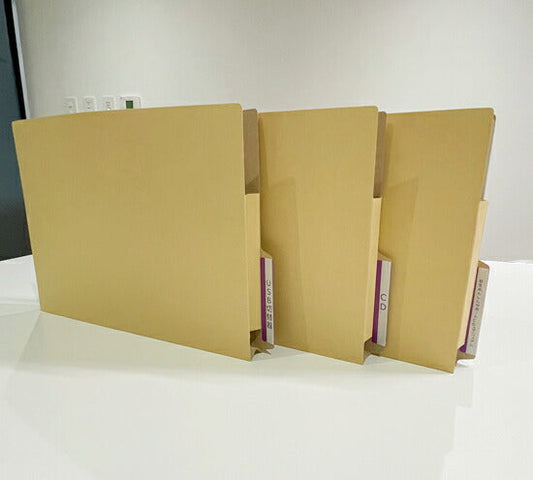 マチ付き横見出し個別フォルダー 5枚セット