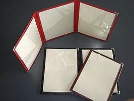 6ページ 3つ折り クリアタイプ メニューブック B5