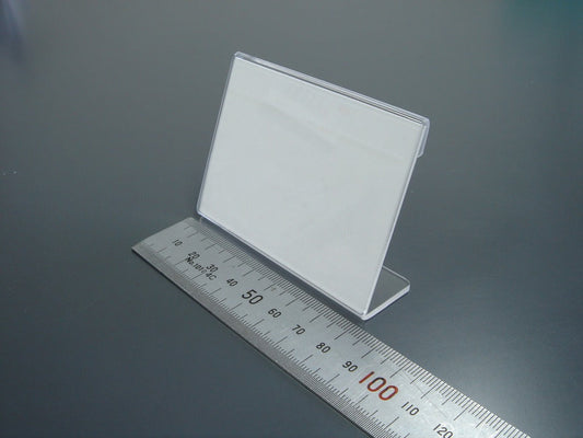 80mm幅 L型 アクリル製 カードスタンド / カード立て