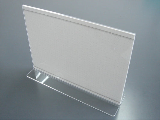 A5 ヨコ型 メニュースタンド アクリル製 T型