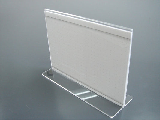 A6 ヨコ型 アクリル製 メニュースタンド T型