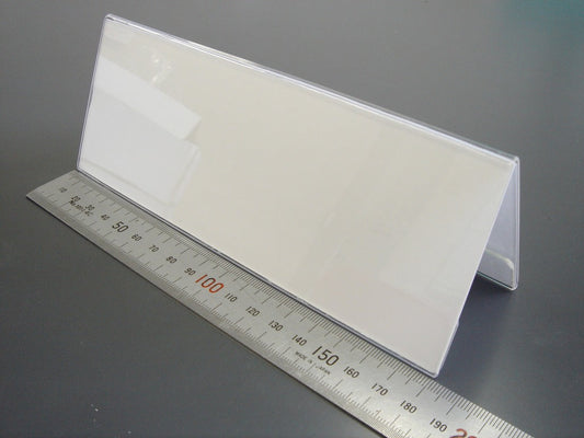 180mm幅 V型 アクリル製 カードスタンド / カード立て