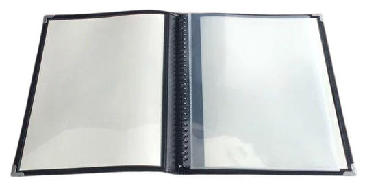 バインダーメニューブック A4 30穴 クリアタイプ (PP製リフィル2枚付)